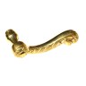Türklinke Messing poliert gold elegantes Design