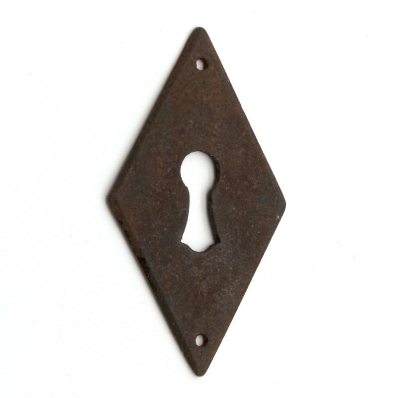 Altes rundes Schlüsselschild Schlüsseleinführung Schlüsselloch für alte Möbel 