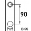 32mm BKS Rundzylinder 90mm Abstand (Sonderanfertigung, von Rückgabe abgeschloseen) +8,00 €