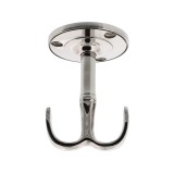 Deckenhaken Messing vernickelt und poliert,  N7832
