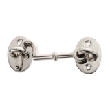 Sturmhaken Messing vernickelt und poliert, N7835