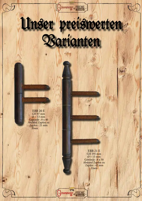 Einbohrbänder Türen & Fenster, Seite 6